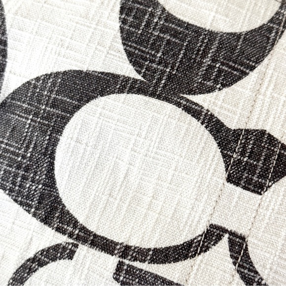 Coach Legacy Cotton Carly Bag Brown Leather Brass Hardware No. A07743-10795 - Picture 4 of 12